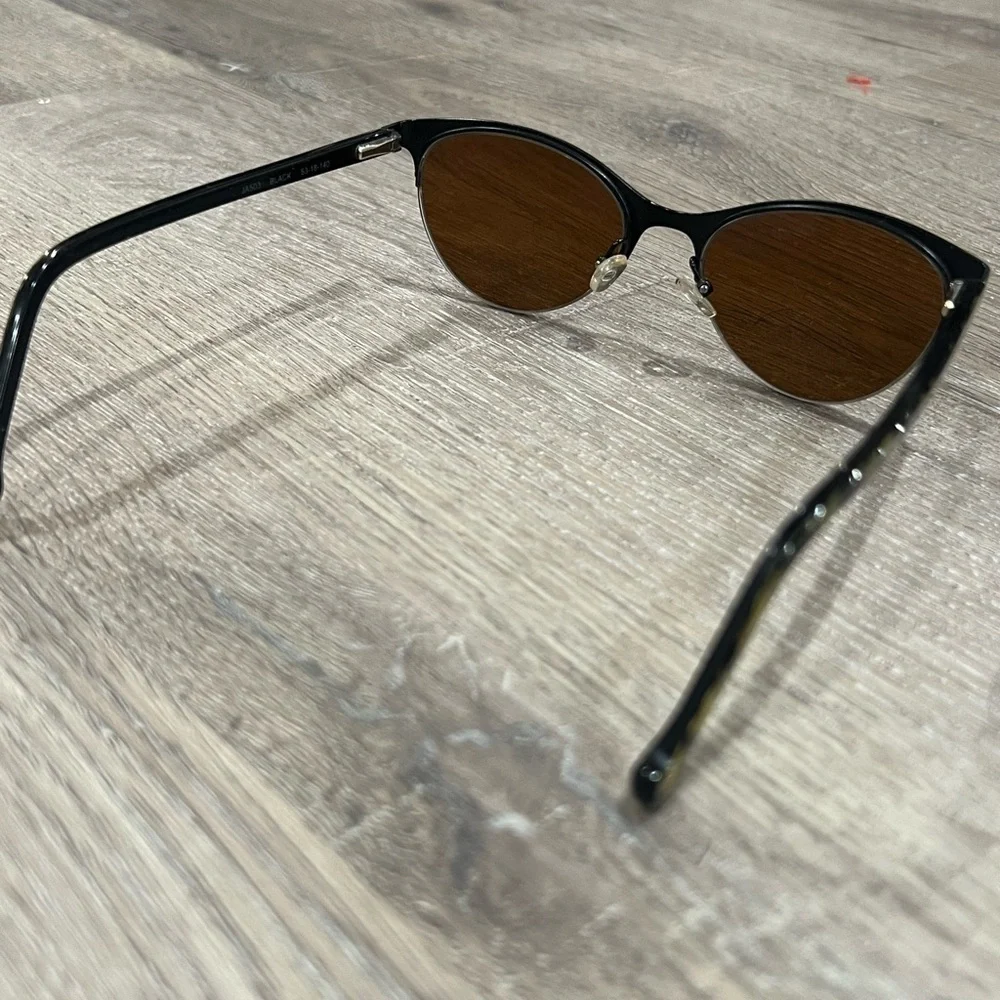 Jonathan Adler Designer Reading Sunglasses JA-503 Black Tortoise Gold Glassss